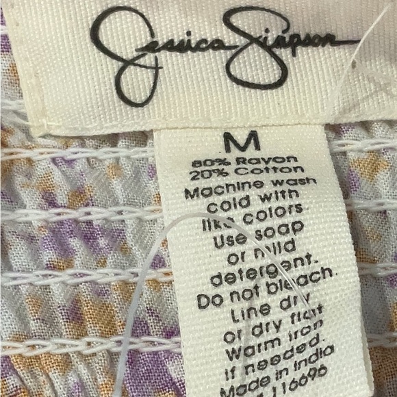 Jessica Simpson White and floral print Crochet Dress, medium - Picture 3 of 4